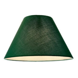 Happy Homewares 12 Forest Green Cotton Coolie Lampshade Suitable For Table Lamp Or Pendant - thumbnail 2
