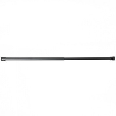 Toolty Telescopic Net Curtain Pole 70-120Cm - No Drill Spring Tension Rod - For Kitchen, Bathroom, Bedroom, Living Room - Black - image 1