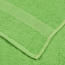 Berkfield Wash Towels 2 Pcs Frogn Apple Green 30X30 Cm 100% Cotton - thumbnail 6