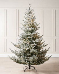 WeRChristmas Snow-Flocked Pre-Lit Douglas Fir Christmas Tree, 6 Ft - thumbnail 2