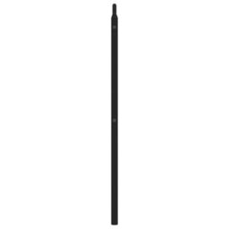 Berkfield Metal Headboard Black 150 Cm - thumbnail 4