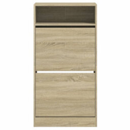 Walplus Shoe Cabinet Sonoma Oak 60X34X116 Cm Engineered Wood - thumbnail 5