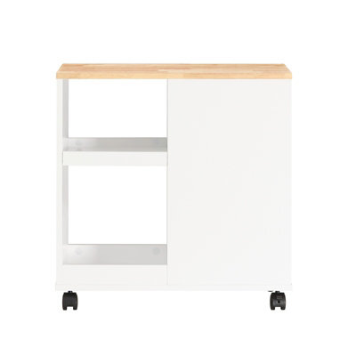 Sobuy Fbt130-Nw, Home Office File Cabinet Printer Stand Storage Cabinet On Wheels Side Table End Table,w60Xd30Xh60 - image 1
