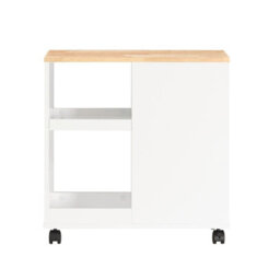 Sobuy Fbt130-Nw, Home Office File Cabinet Printer Stand Storage Cabinet On Wheels Side Table End Table,w60Xd30Xh60 - thumbnail 1