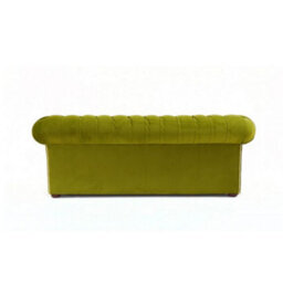 Chesterfield 3 Seater Malta Grass Green Real Velvet Fabric Sofa In Classic Style - thumbnail 9