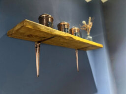 Stiley Living London Shelf Bracket 125X150mm Antique Copper (Pack Of 4) - thumbnail 1
