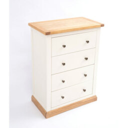 Cabinet Bits Trevi 4 Drawer Chest Of Drawers Brass Knob - thumbnail 3