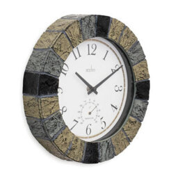 Acctim 22427 Bowfell Slate Effect Indoor/outdoor Wall Clock - thumbnail 2