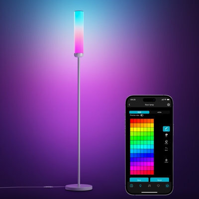 Lepro O1 Ai Smart Floor Lamp, Music Sync, Rgb & Warm To Cool White, Works With Alexa & Google Assistant, Bluetooth Or 2.4Ghz Wifi - image 1