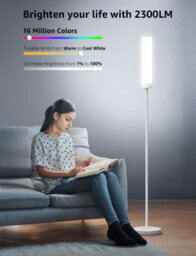 Lepro O1 Ai Smart Floor Lamp, Music Sync, Rgb & Warm To Cool White, Works With Alexa & Google Assistant, Bluetooth Or 2.4Ghz Wifi - thumbnail 7