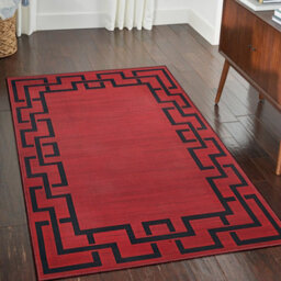 Ameha Printed Rug Soft Carpet Area For Living Room Bedroom Modern Lexi Area 120X170 Cm Greek Key / Meander Pattern - thumbnail 6