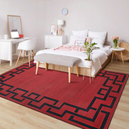Ameha Printed Rug Soft Carpet Area For Living Room Bedroom Modern Lexi Area 120X170 Cm Greek Key / Meander Pattern - thumbnail 4