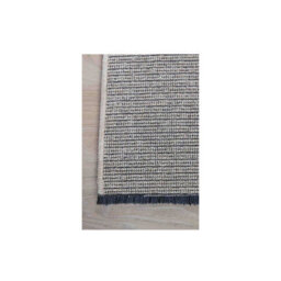 RainbowHome Black Grey Salt Line Rug 180Cm X 120Cm - thumbnail 3