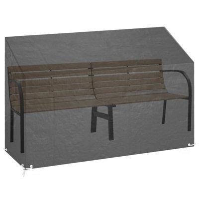 Garden Bench Cover With 8 Eyelets, Polyethylene, 190X70X70 88 Cm - image 1