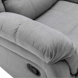 More4Homes Seattle Manual Fabric Recliner Chair Grey - thumbnail 6