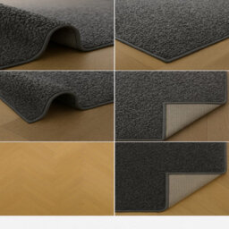 Uetian Dark Grey Medium 120X170 Cm With 5Cm Pile Thickness Soft Shaggy Rug Home Hallway Living Room - thumbnail 2