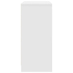 Vidaxl Shoe Cabinet White 57X34X76 Cm Engineered Wood - thumbnail 7