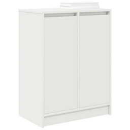 Vidaxl Shoe Cabinet White 57X34X76 Cm Engineered Wood - thumbnail 4