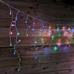 Samuel Alexander 1000 Led 24M Multifunction Icicle Indoor Outdoor Christmas Lights In Pastel - thumbnail 2