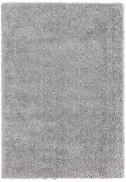 Light Grey Shaggy Plain Modern Jute Backing Rug For Living Room Bedroom And Dining Room-200Cm X 290Cm - thumbnail 1