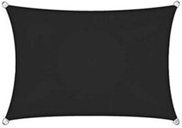 Black 2X3M Rectangular Oxford Shade Sail - thumbnail 6