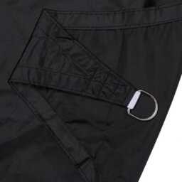 Black 2X3M Rectangular Oxford Shade Sail - thumbnail 2