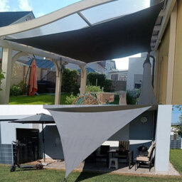 Black 2X3M Rectangular Oxford Shade Sail - thumbnail 8