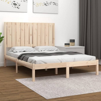 Berkfield Bed Frame Solid Wood Pine 120X200 Cm - image 1