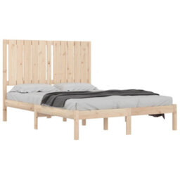 Berkfield Bed Frame Solid Wood Pine 120X200 Cm - thumbnail 3