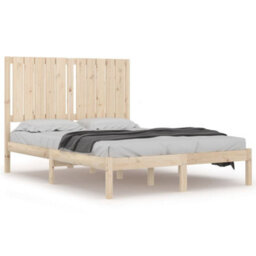 Berkfield Bed Frame Solid Wood Pine 120X200 Cm - thumbnail 2