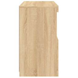Vidaxl Sideboard With Led Lights Sonoma Oak 60X37X67 Cm - thumbnail 8