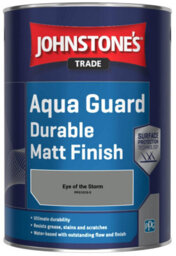 Johnstone's Trade Wood & Metal Aqua Guard Durable Matt Paint Eye Of The Storm (Ppg1010-5) 1L - thumbnail 2