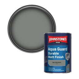 Johnstone's Trade Wood & Metal Aqua Guard Durable Matt Paint Eye Of The Storm (Ppg1010-5) 1L - thumbnail 1