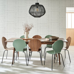 Sweeek - 6 To 8-Seater Extendable Rectangular Dining Table Lina Walnut 210X90X75 Cm - thumbnail 7