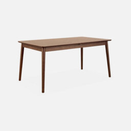 Sweeek - 6 To 8-Seater Extendable Rectangular Dining Table Lina Walnut 210X90X75 Cm - thumbnail 3