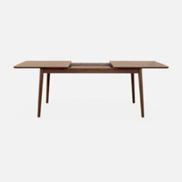 Sweeek - 6 To 8-Seater Extendable Rectangular Dining Table Lina Walnut 210X90X75 Cm - thumbnail 2