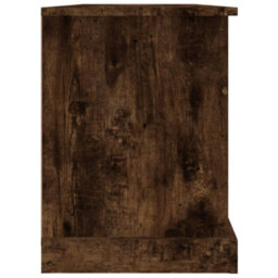 Berkfield Tv Cabinet Smoked Oak 99.5X35.5X48 Cm Engineered Wood - thumbnail 7
