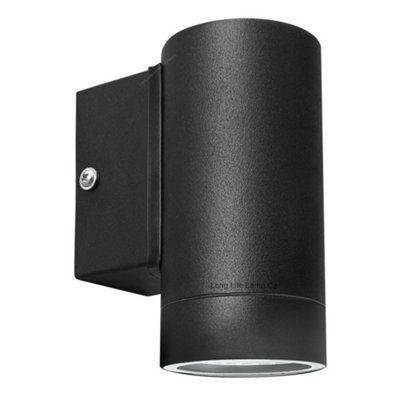 Long Life Lamps Company Black Stainless Steel Single Outdoor Wall Light Ip65 Zlc018B - image 1