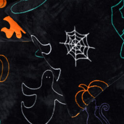 Smart Living Super Soft Halloween Mix Fleece Reversible Duvet Cover With Pillowcase - thumbnail 3