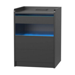 Bedside Table End Table W/led Lights Nightstand 38 X 28 X 57 Cm - thumbnail 5