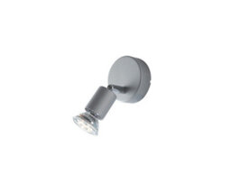 Luminosa Lighting Luminosa Spot Led Single Adjustable Spotlight Silver 400Lm 2700K 14X8Cm - thumbnail 1