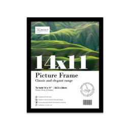 14X11 Black Picture Frame (35.6 X 27.9Cm) Poster, Photo, Artwork, Gallery Wall Or Print - thumbnail 1