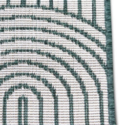 The Rugs Flatweave Indoor Outdoor Reversible Rug Pangli Durable Polypropylene In Green - thumbnail 4