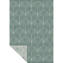 The Rugs Flatweave Indoor Outdoor Reversible Rug Pangli Durable Polypropylene In Green - thumbnail 1