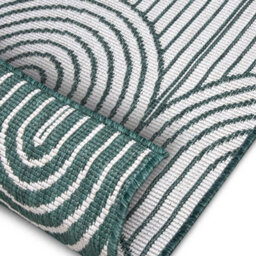 The Rugs Flatweave Indoor Outdoor Reversible Rug Pangli Durable Polypropylene In Green - thumbnail 3