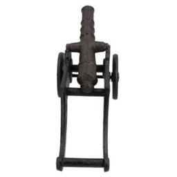 AB Tools Cannon Cast Iron Model Statue Figure Collectible Sculpture Small Replica Ornament - thumbnail 4
