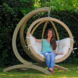 Amazonas Globo Wooden Single Hanging Chair Stand - thumbnail 2