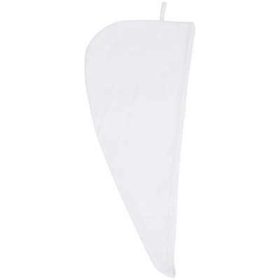 Towel City Hair Wrap Towel White (One Size) - image 1