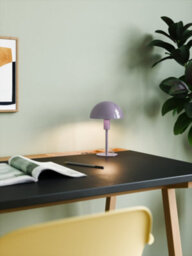 Nordlux Ellen Metal Table Lamp Dome Shade Purple,mains - thumbnail 5