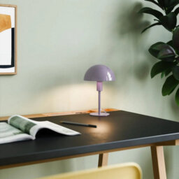 Nordlux Ellen Metal Table Lamp Dome Shade Purple,mains
